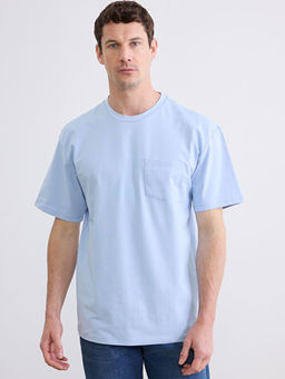 Bisiklet Yaka Cepli Erkek Ti??rt