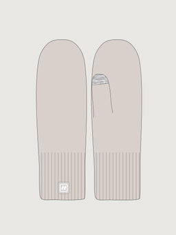 Варежки 14з53226 миндаль