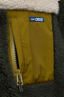 CAZADORA BORREGUILLO COLOR BLOCK / Khaki - Zara фото 11
