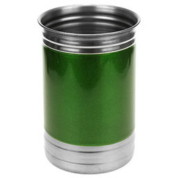 Банка для сыпучих продуктов из нержавеющей стали 1л, д10см, h15см, крышка пластмассовая с пароотводом, цветной корпус, зеленый, в коробке (Китай) - Домашняя мода фото 2