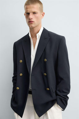 DOUBLE-BREASTED BLAZER - Zara фото 5