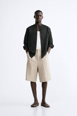 PAMUKLU KETEN GOMLEK - Zara фото 5