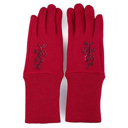 Перчатки подростковые трикотажные с отворотом