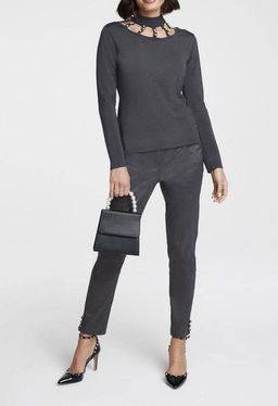 Пуловер, графитовый - Patrizia dini фото 5