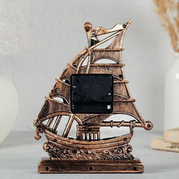 Часы настольные Корабль 17х5х21 см / F528 /уп 96/ - Галеонтрейд фото 5