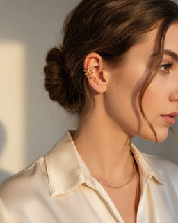 Серьги - кафф