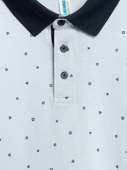 ACOOLA / Сорочка-поло верхняя для мальчиков Fakir синий принт  фото 5