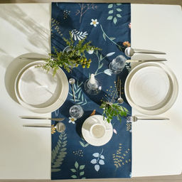 Дорожка Доляна Twilight forest 40х146 см, 100% хл, рогожка 164 г/м2  фото 4