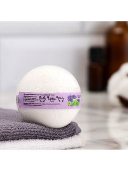 Цена за 2 шт. Бомбочка для ванн Добропаровъ из гималайской соли «лаванда и ментол» 110 г