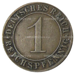 1 рейхспфенниг 1929 года A Германия