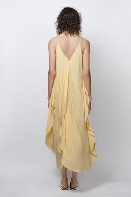 ZW COLLECTION LIMITED EDITION FLOWING DRESS WITH RUFFLES - Zara фото 4