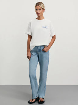 Футболка оверсайз с принтом / Zarina  фото 4