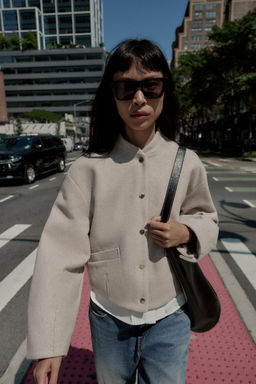 SOFT BOMBER JACKET WITH ELASTIC HEM - Zara фото 2