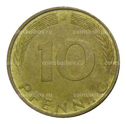 10 пфеннигов 1971 года J Германия