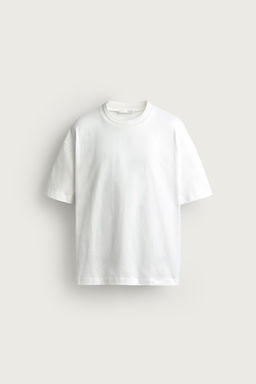 CAMISETA RELAXED FIT LETRAS FLOR / Blanco - Zara фото 7