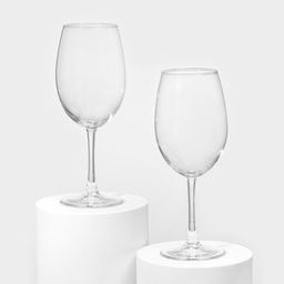 Бокалы для вина Paşabahçe Classique, 630 мл, набор 2 шт., стекло, прозрачные