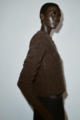 CARDIGAN WITH BALL BUTTONS - Zara фото 4