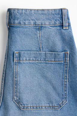 Wide High Ankle Jeans - H&m фото 7
