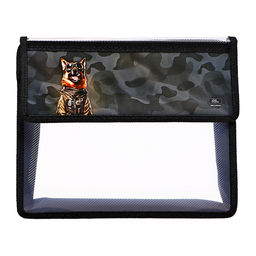 Папка для тетрадей, А5, пластиковая, 23×19×5 см «Камуфляж»