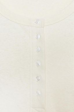 RUSTIC HENLEY T-SHIRT - Zara фото 8