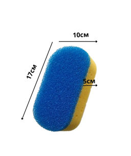 Губка банная шкуродер цвет ассорти - Family фото 2