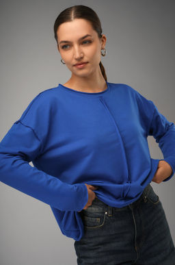 Женский лонгслив оверсайз из футера двухнитки Happyfox