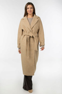 Пальто женское демисезонное (пояс) - El podio фото 2