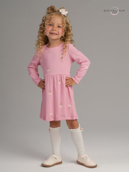 Платье Элла астра на пудре