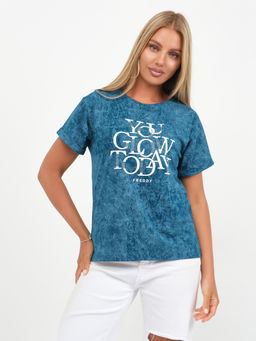 Футболка варенка Хлопок 100% Лиона индиго - Ивассорти фото 24