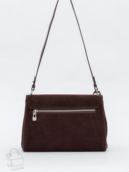 Сумка женская кожаная 5103-1X coffee Polina&Eiterou