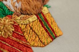 Набор для вышивания PANNA Живая картина JK-2271 Бельчата украшают елку 17 х 19 см