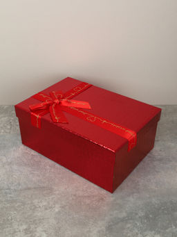 Коробка подарочная 3 штуки 23х16 см / 3404-02 /уп 36/красный - Галеонтрейд фото 2