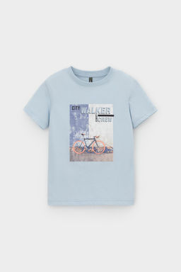 КР 302751-1/голубой к566 фуфайка (футболка) для мал - Crockid фото 2