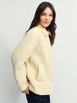 Куртка стёганая с вельветовым воротником / Zarina  фото 9