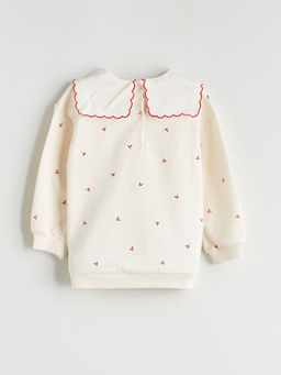 Bebe Yaka K?z Bebek Sweatshirt