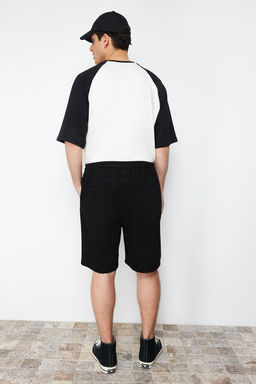Orta Mavi Regular Beli Lastikli Kot Sort TMNSS24SR00028 - Trendyolmilla фото 12