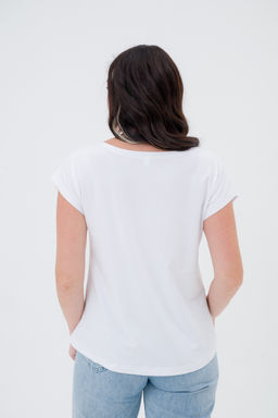 Футболка женская из вискозы Лирика белый You are safe - Амадэль фото 6