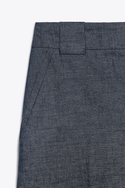 LINEN-BLEND CULOTTES - Zara фото 13