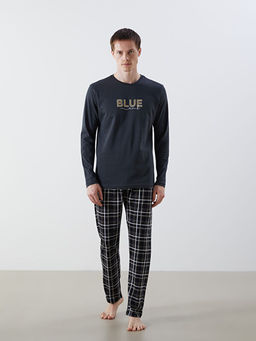Standart Kal?p Ekose Erkek Pijama Alt