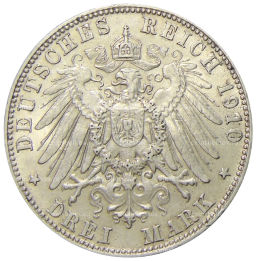 3 марки 1910 года D Германия (Бавария)