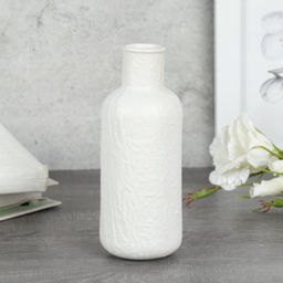 Цена за 1 шт. Ваза 16 см Белая / YBN-70 /уп 50/