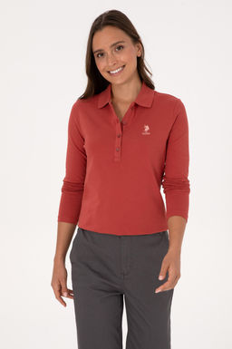 Kad_n Kiremit Basic Polo Yaka Sweatsh_rt Sepette S_rpriz _ndirim - U.s. polo assn фото 8