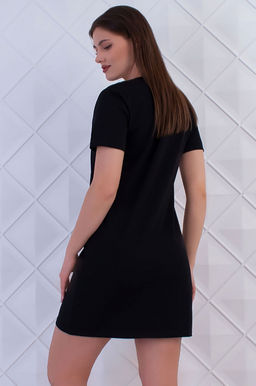 Арт. 9358 Туника женская 44-52 (5 шт) Цвет:черный - Калинка фото 3