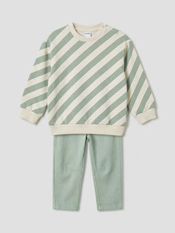 Erkek Bebek Sweatshirt ve Pantolon