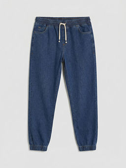 Beli Lastikli Erkek ?ocuk Jogger Jean Pantolon