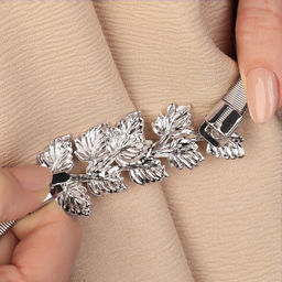 Подхват для штор Ветвь, 8 2,5 см, 23,5 см, цвет серебряный - Арт узор фото 4