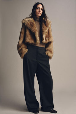 SHORT FAUX FUR JACKET ZW COLLECTION