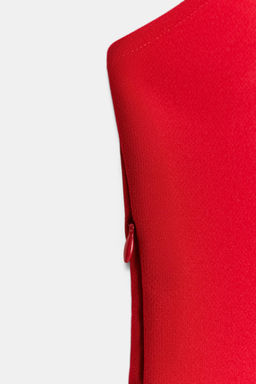 TOP HALTER PEPLUM / Rojo - Zara фото 7