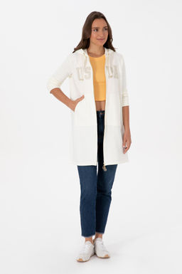 Kad_n Krem Basic Sweatshirt Sepette S_rpriz _ndirim - U.s. polo assn фото 4
