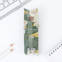 Ручка шариковая, синяя паста, металл, 1.0 мм Цвети от счастья